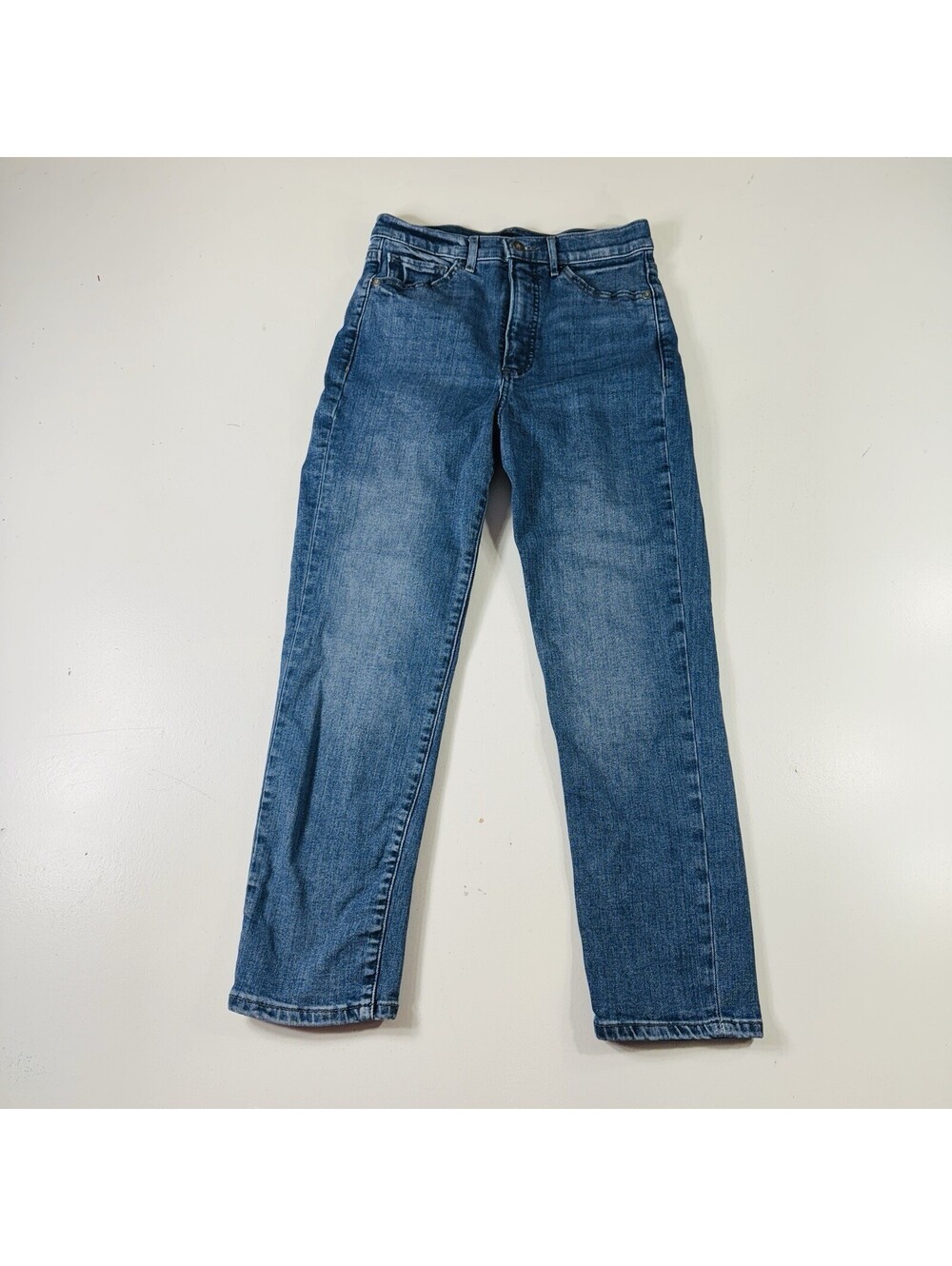 Express Slim Super High Rise Jeans Light Wash Women’s Size 8